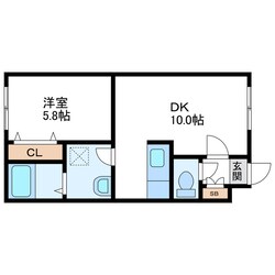 ウイング北14条の物件間取画像